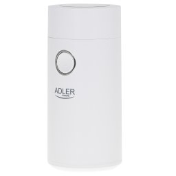 Rasnita de cafea Adler AD 4446ws, 75 g, 150 W, Alb/Argintiu
