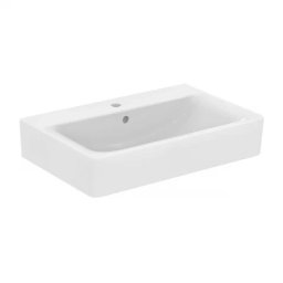 Lavoar pe blat Ideal Standard Connect Cube alb lucios 70x46 cm -E773801