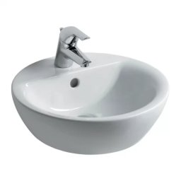 Lavoar pe blat Ideal Standard Connect Sphere alb lucios 43 cm -E804001