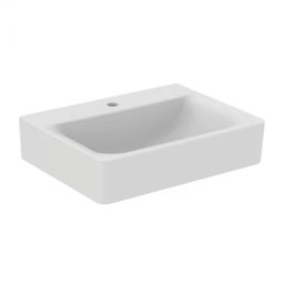 Lavoar suspendat Ideal Standard Connect Cube 60x46 cm alb lucios -E810301