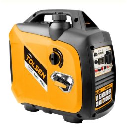 Generator curent electric inverter Tolsen 79986, 2000 W cu stabilizator de tensiune digital, benzina, autonomie 6 h,