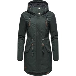 Ragwear Palton funcțională 'Elsie' verde / verde închis