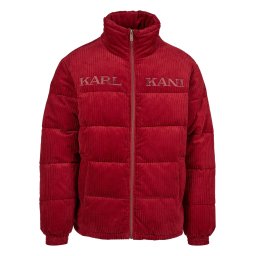 Karl Kani Geacă de iarnă 'Retro Corduroy' rubiniu / roșu cranberry