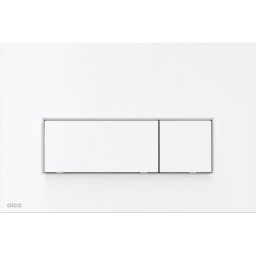 Clapeta de actionare Alcadrain Thin M576, alb mat