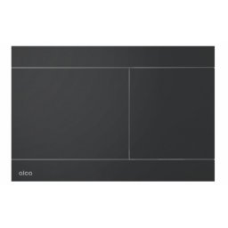 Clapeta de actionare Alcadrain Fun, negru mat