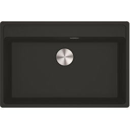 Chiuveta Franke Maris MRG 610-72 TL, Fragranite, 76x51 cm, 1 cuva, Negru mat 114.0661.666