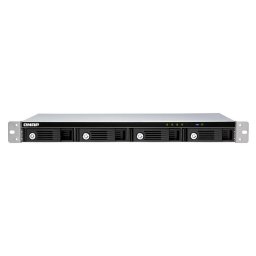 QNAP TR-004U carcasa disc memorie Cutie protectie HDD/SSD Negru, Gri 2.5/3.5