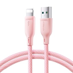 Multi-Color Series SA34-AL3 USB-A / Lightning 3A cable 1m - pink