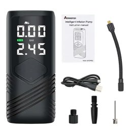 Compresor portabil 3 in 1 (lanterna+baterie externa)