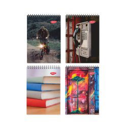 Bloc notes spira A7 80f Daco