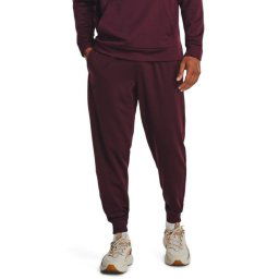 Under Armour Pantaloni sport pentru bărbați Fleece Maroon S