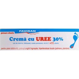 Crema cu Uree 30% pentru Picioare Obosite 50ml Favisan