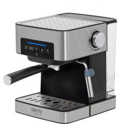 Espressor semiautomat cu spumiera Camry CR 4410, Inox, 15 bar, Argintiu/Negru