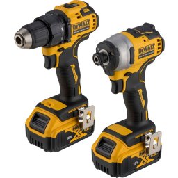 Kit 2 Scule DeWalt DCK2061P2T, 18V, XR, DD/ID, TWIN KIT, 2 x 5AH