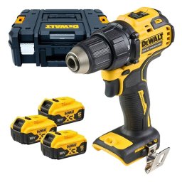 Masina gaurit, cu percutie, DeWALT, DCD708P3T, cu acumulator, 18 V, 5AH, 65 Nm, 0 - 450 rpm