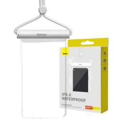 Husa Huse Waterproof phone case AquaGlide with Cylindrical Slide Lock Alb