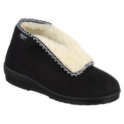 Ghete de casa imblanite pentru femei Mjartan 005-T44L negru