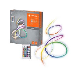 Bandă LED RGBW dimabilă NEON FLEX 2,1m LED/4W/5V Ledvance + telecomandă