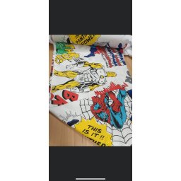 Lenjerie 3 piese Pat 140x70 Supereroi