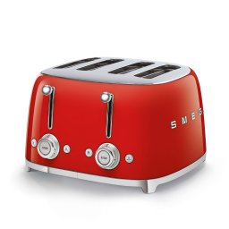 Prajitor de paine 4 sloturi SMEG TSF03, model Retro, 3 functii , 2000W