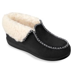 Ghete de casa, imblanite, pentru femei Mjartan 003-T44 negru