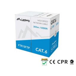 Cable FTP Cat.6 CU 305 m wire grey