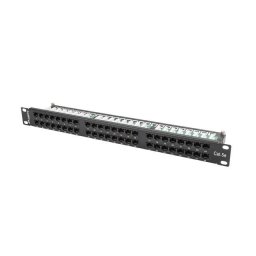 Accesoriu server Lanberg PPU5-1048-B patch panel 1U