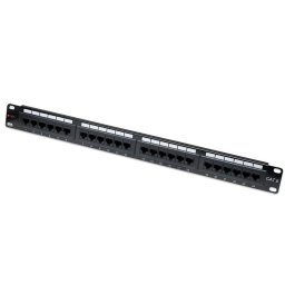 Accesoriu server Techly Patch Panel UTP 24 Ports RJ45 Cat.6 I-PP 24-RU-C6T
