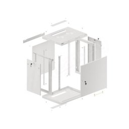LANBERG WALL MOUNT RACK CABINET 19" 12U 600X450