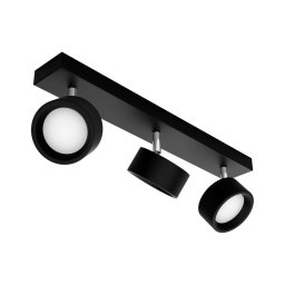 Spot LED BRACIA 3xLED/5,5W/230V negru Philips