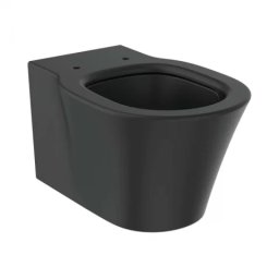 Vas WC suspendat Ideal Standard Connect Air AquaBlade 54x36 cm negru mat -E0054V3