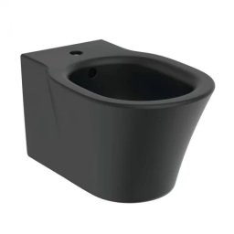 Bideu suspendat Ideal Standard Connect Air 54x36 cm negru mat -E0266V3