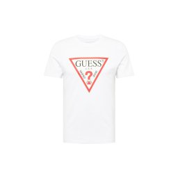 GUESS Tricou roșu / negru / alb