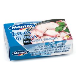 Conserva calamar bucati in ulei 111 g MONTEY