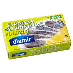Conserva Sardine mici cu lamaie in ulei 90 g DIAMIR