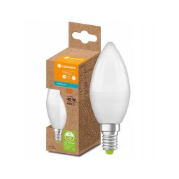 Bec LED realizat din plastic reciclat Ledvance B40 E14/4,9W/230V 4000K