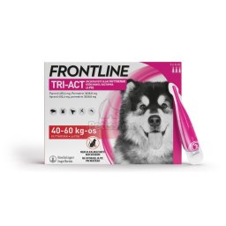 Frontline Tri-Act spot on pentru câini între 40-60 kg - 3 pipete