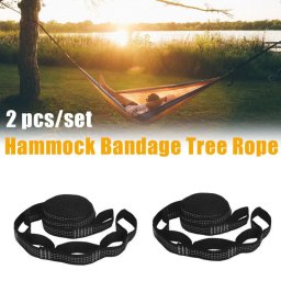 MXM Cureaua reglabilă pentru hamac - 2 bucati, negru