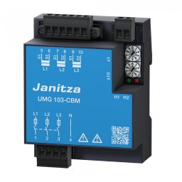 Analizor de energie trifazic Janitza UMG 103-CBM, pentru sisteme fotovoltaice