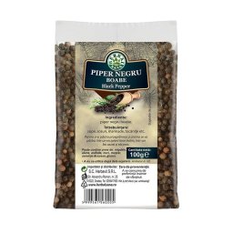 Piper Negru Boabe 100g Herbal Sana