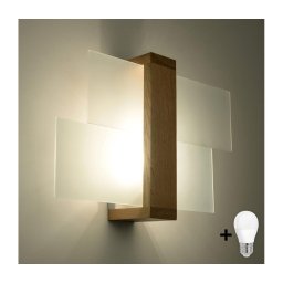 Aplică LED HERA 1xE27/7,5W/230V bej Brilagi