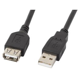Lanberg extension cable USB 2.0 AM-AF 5m black