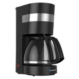 Cafetiera Blaupunkt CMD401, 800 W, 1.25 L, Timer, Negru/Argintiu