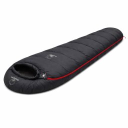 MXM Sac de dormit 1000g pene / -10 ° confort - Negru Fermoar pe partea dreaptă