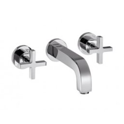 Baterie lavoar cu 3 gauri,montaj pe perete, Hansgrohe seria Axor Citterio