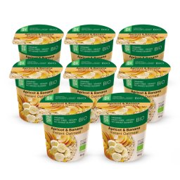 Activus BIO Terci de ovăz integral - Auga 8 x 60 g caise și banane
