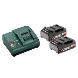Set acumulatori 18 V + incarcator ( cutie carton ), 2 acumulatori 2.0 AH Li Ion + incarcator , cod 685161000