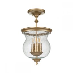 Plafoniera Pickering Lane, alamă, 3xE14, FE-PICKERING-LANE-SF-PNBR