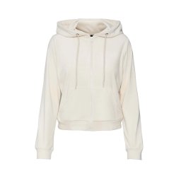VERO MODA Jachetă Vmathena Ls Short Zip Hoodie Jrs 10294074 13-0000 TCX moonbeam