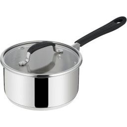 Oala cu capac Tefal Jamie Oliver Home Cook E3182375, inox, inductie, 18cm, 2.2 L